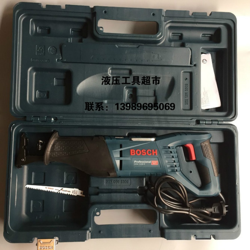 博世马刀锯金属木材塑料切割电锯往复锯GSA1100E电缆锯1