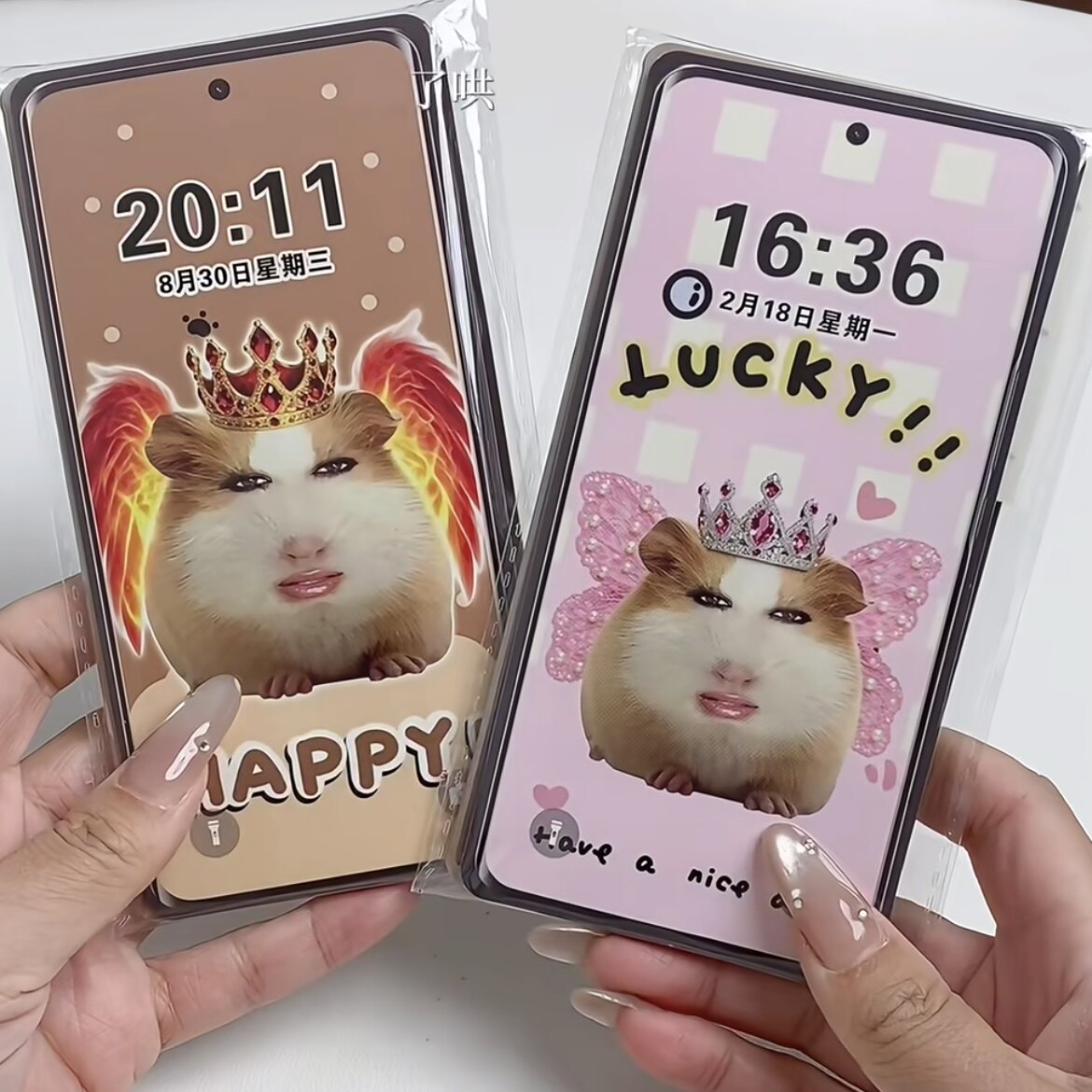 适用于华为二折叠便利贴绿泡泡传纸条便签本可撕小本子猪妞贴纸画