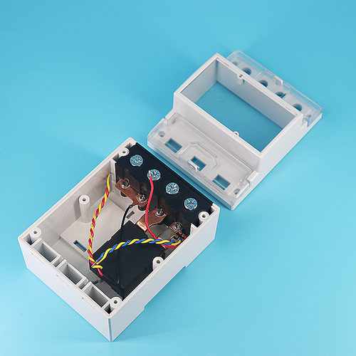 电源模块仪器仪表导轨电表壳体4P单相控制器塑料开关盒厂家直销