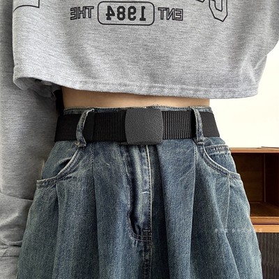 懒人百搭免打孔收腰腰带