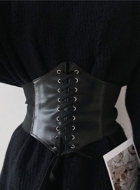 欧美弹力松紧女士腰带西装外套