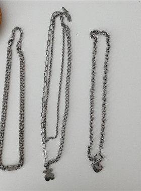 韩国新款ins小众百搭女简约项链