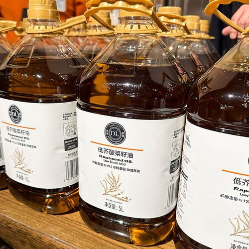 胖东来5L低芥酸菜籽油食用油家用