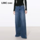宽松直筒闪粉牛仔裤 LINCCHIC金羽杰2026年春季 新品 女S261JE005