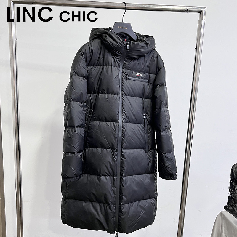 LINCCHIC新款中长款羽绒服