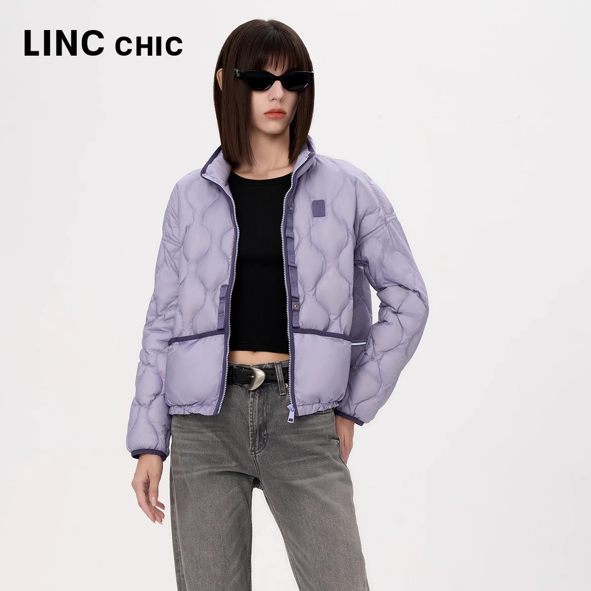 金羽杰新品轻薄短款彩潮羽绒服