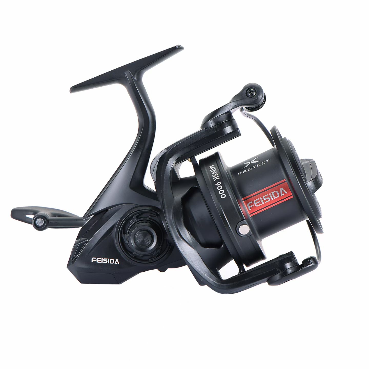 FEISIDA 新款Minsk 9000 欧鲤轮远投纺车轮缓慢震荡金属密封轴承