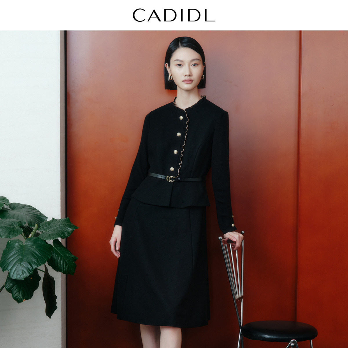 【100羊毛】CADIDL卡迪黛尔商场同款冬季款通勤气质连衣裙女,女装/女士精品,连衣裙,淘宝优惠券,粉丝福利购,淘宝优惠卷