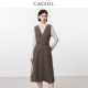 商场同款 气质通勤无袖 背心连衣裙女25冬季 CADIDL卡迪黛尔 新款