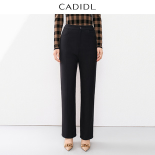 白鹅绒 微喇羽绒休闲裤 CADIDL卡迪黛尔冬季 黑色修身 女 款
