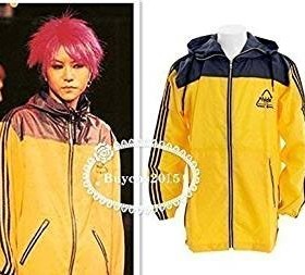 日本摇滚乐队hide  松本秀人舞台服 日常服 黄色cos