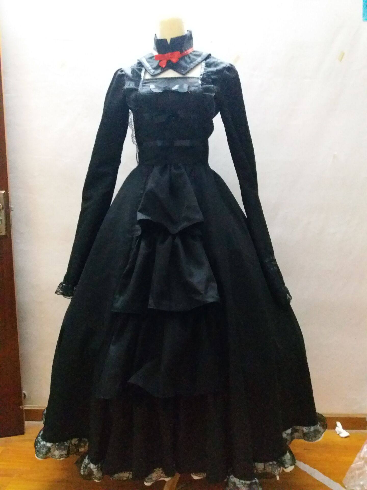 v家VOCALOID bad end night 镜音双子rin 玲cos服装