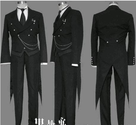 cos红英cosplay服装黑管家送手套