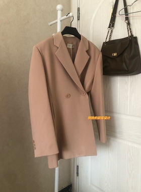 SWHP 品质现货 精选面料 高级设计感西装外套春秋气质通勤上衣