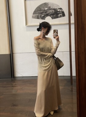 SWHP 现货 高级bling细闪长袖T恤秋季小众设计气质宽松不规则上衣