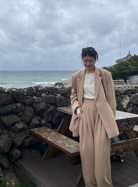 SWHP 大清仓 品质好货 廓形高级气质通勤西装外套春秋简约上衣