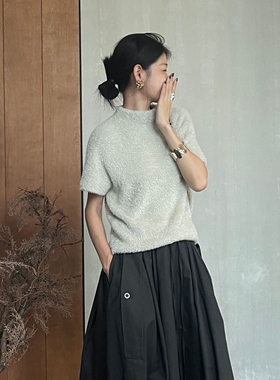 SWHP 正品现货反馈好 可叠穿软糯绒上衣外穿内搭弹力打底衫T恤