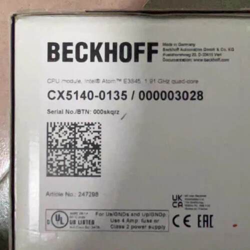 CX5140-0135 BECKHOFF倍福工控CPU模块 顺丰包邮欢迎订货议价维修