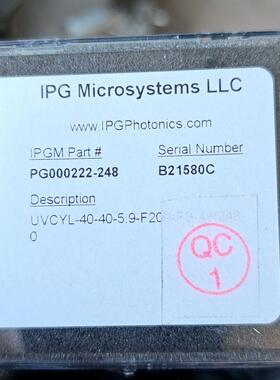 PG000222-248 IPG光学镜片 工业激光光学元件议价维修