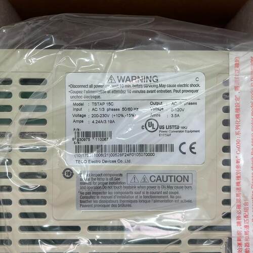 TSTAP15C东元伺服驱动器工控自动化控制设备配件议价维修