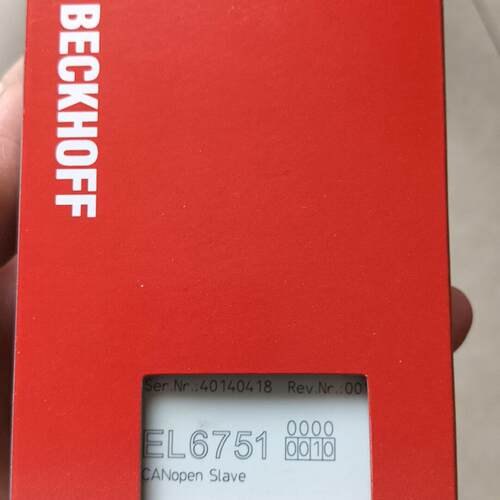 EL6751-0010 BECKHOFF倍福工控模块 CANopen从站议价维修
