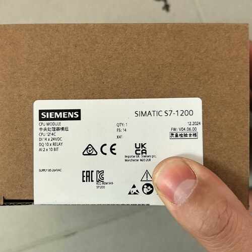 6ES7214-1BG40-0XB0 中央处理器模组 CPU1214C 工控模块议价维修