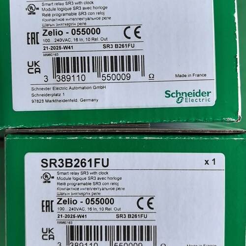SR3B261FU 智能逻辑继电器 带时钟工业控制模块议价维修