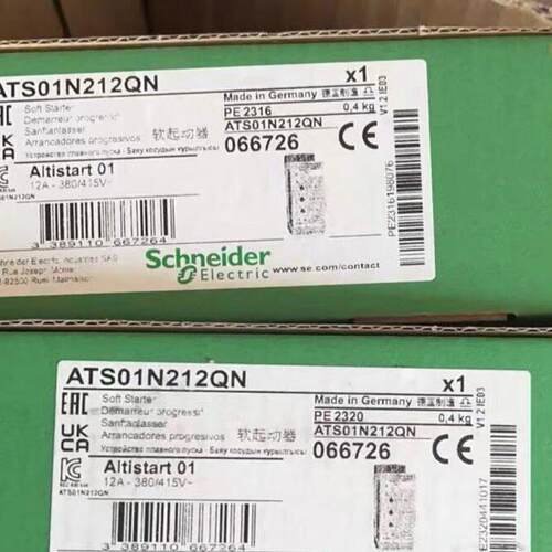 ATS01N212QN 软起动器 12A 380/415V 工控自动化配件议价维修