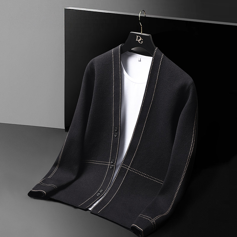 针织开衫新款外套男生秋装衣服