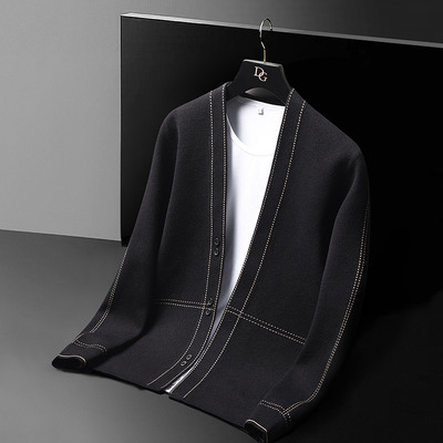 针织开衫新款外套男生秋装衣服