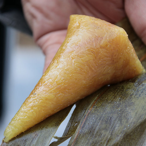 碱水粽湖南中粽柴火灶煮原汁原味
