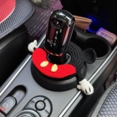 米奇甜甜圈手工定制宝马mini改装 饰摆件挡位防尘套 挡杆可爱挡把装