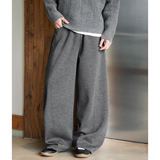 休闲裤男秋新款垂感卫裤纯色弯刀裤潮牌百搭MK2428-P60控98，男装休闲裤，电商A362