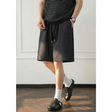 男装夏季薄款潮牌宽松直筒五分裤简约透气中裤OK2695-P38控68，男装休闲裤，电商A362