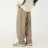 休闲裤男2025春季新款运动直筒裤百搭宽松长裤子K2214-P60控98，男装休闲裤，电商A362