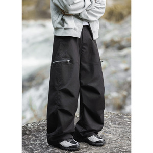 工装休闲裤男秋季新款拉链伞兵裤潮牌宽松弯刀长MK2459-P55控88,男装工装外套,电商A362