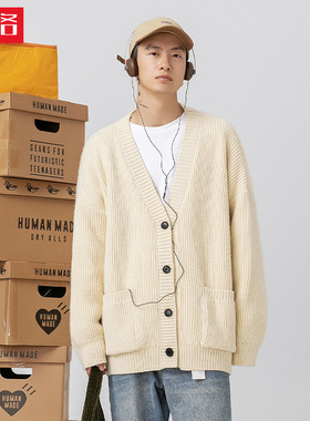 毛衣秋冬新款日系情侣百搭简约纯色针织衫外套K4089-P59控88