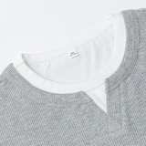 平铺t恤男25夏季新款安可拉红华夫格半袖MT7198-P45控68，男装T恤，电商A362