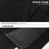 拼接休闲裤男春夏款双打褶设计垂感宽松长裤子OK2698-40控75，男装休闲裤，电商A362