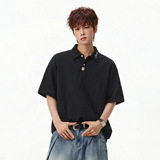 男款夏季纯棉透气美式短袖T恤宽松休闲体恤衫MP7176-P40控68，男装T恤，电商A362