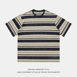 T恤男夏季新款半袖美式高街字母绣花体恤衫MT7149-P44控68，男装T恤，电商A362