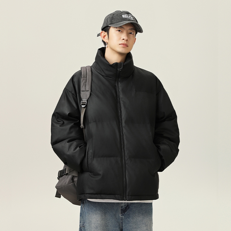 棉服女冬季加厚棉衣纯色潮牌加厚保暖面包服外BL5115-P60控109，男装棉衣，电商A362