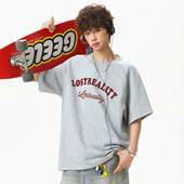 T恤男夏季 质感宽松潮牌休闲半袖 体恤衫 印花短袖 OT7239 P39控68