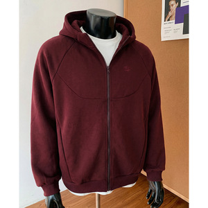 开衫卫衣男款春季美式撞色刺绣boxy短宽廓形外套OW8035-P70控118，女装短外套，电商A362