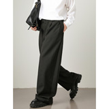 休闲休闲西裤男秋冬款季立体打褶弯刀裤廓形宽松MK2451-P60控98，男装西裤，电商A362