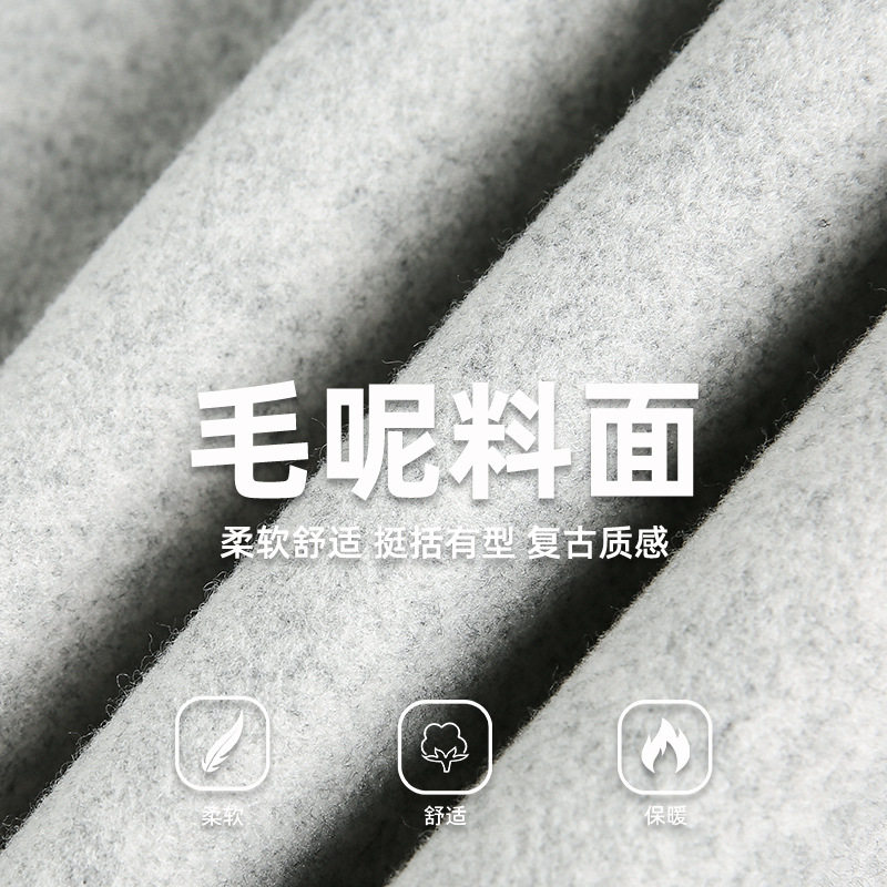 刺绣连帽卫衣男秋季款质感毛呢帽衫宽松休闲MW3954-P60控98,男装卫衣,电商A362