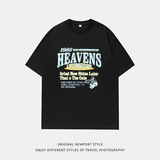 字母印花短袖体恤男夏季款复古纯棉潮牌宽松半袖MT7180-P30控49，男装T恤，电商A362