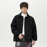 男秋季新款潮牌短宽廓形质感宽松商务呢子MJ6038-P75控118，男装夹克，电商A362