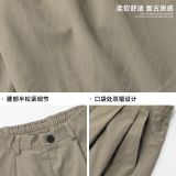 男春夏新款休闲裤子复古日系质感百搭六分裤OK2603-P43控78，男装休闲裤，电商A362