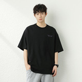 短袖T恤男夏季新款宽松纯棉休闲潮牌半袖体恤衫MT7191-P30控49，男装T恤，电商A362